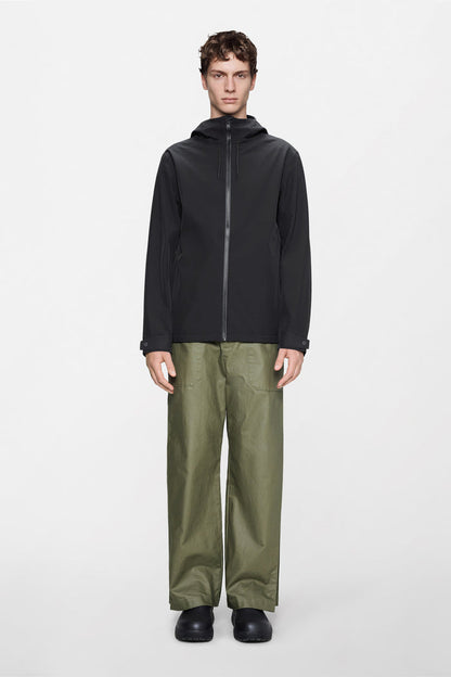 RAINS Suva Softshell Jacket Black Jacket