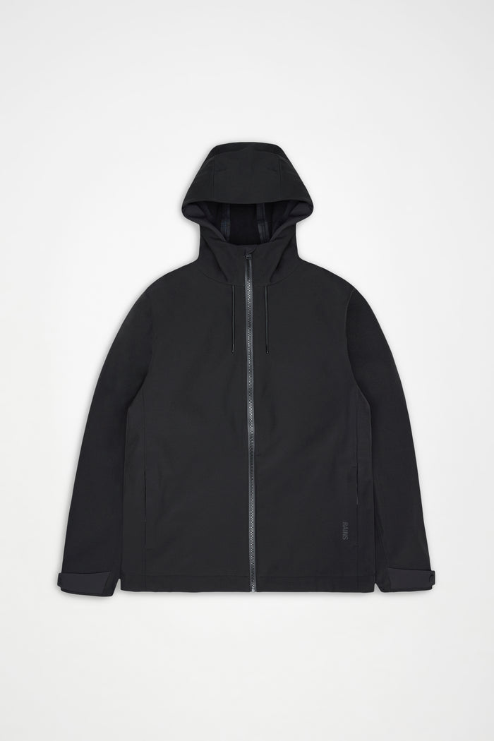 RAINS Suva Softshell Jacket Black Jacket