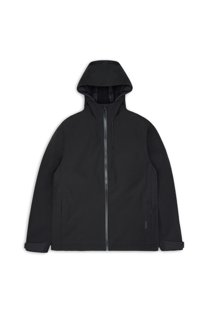 RAINS Suva Softshell Jacket Black Jacket