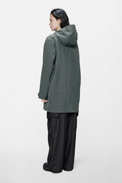 RAINS Suva Softshell Long Jacket Dark Grey Jacket