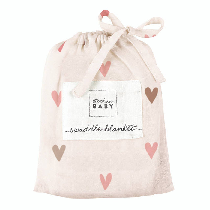 Swaddle Blanket - Hearts