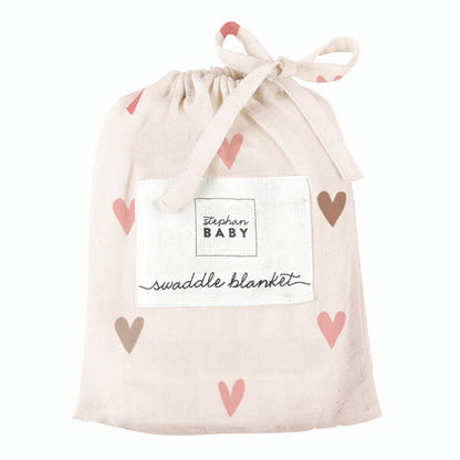 Swaddle Blanket - Hearts