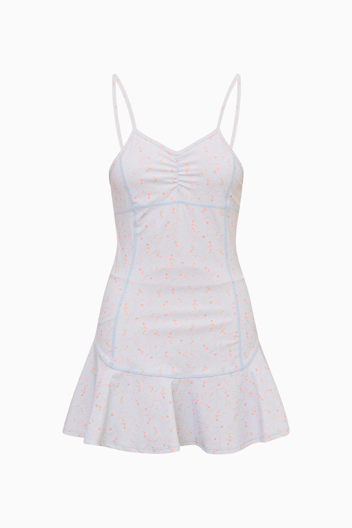 Sylvie Blue Floral Active Dress