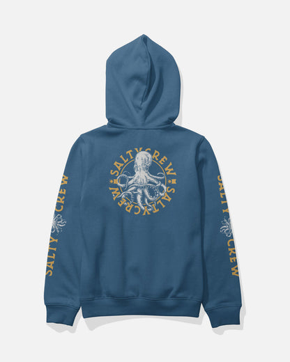 Tentacles  Fleece Kids - Cast Blue
