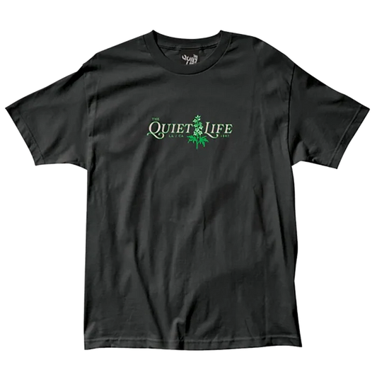 The Quiet Life Eliza Flowers T-Shirt Black Pure Boardshop