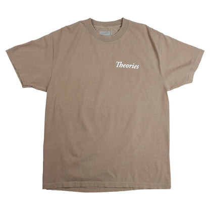 Theories Champ Garment Dyed T-Shirt Brown Pure Boardshop