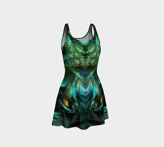 Tutelary Fitted Flare Dress