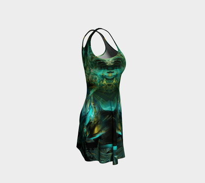 Tutelary Fitted Flare Dress