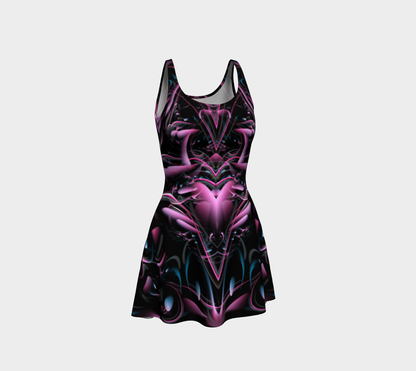 Universoul Love Fitted Flare Dress