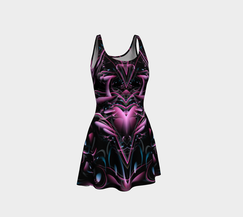Universoul Love Fitted Flare Dress