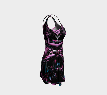 Universoul Love Fitted Flare Dress