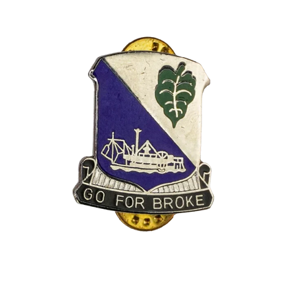 US Army 100th Infantry Battalion Unit Crest Pin - US Army Surplus - Flags, Badges & Insignia