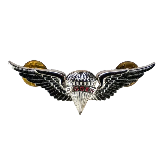 US Army Parachute Rigger Qualification Badge - US Army Surplus - Flags, Badges & Insignia