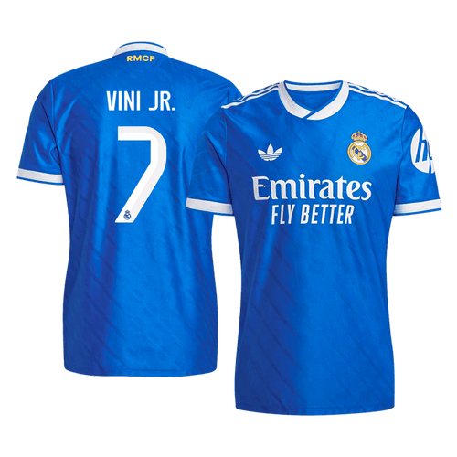 VINI JR. #7 Real Madrid Third Away Authentic Soccer Jersey 2025/26