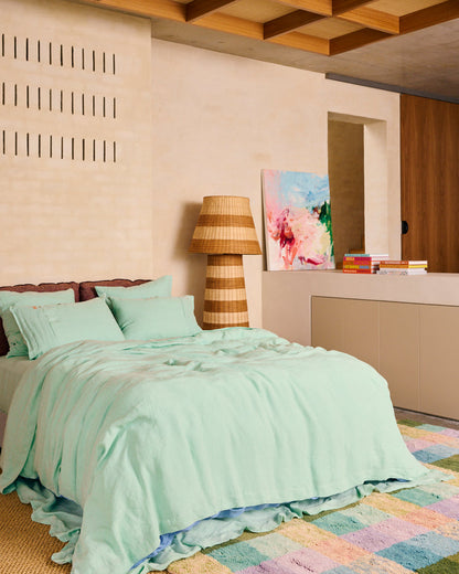 Vista Jade Linen Pillowcases