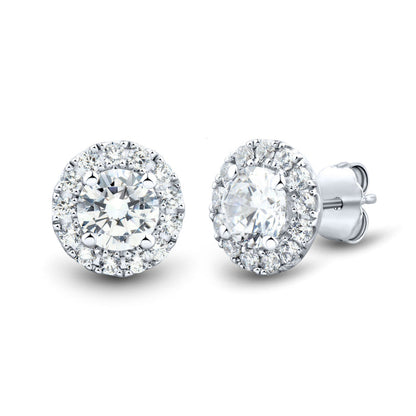 VossAgin Halo Stud Earrings