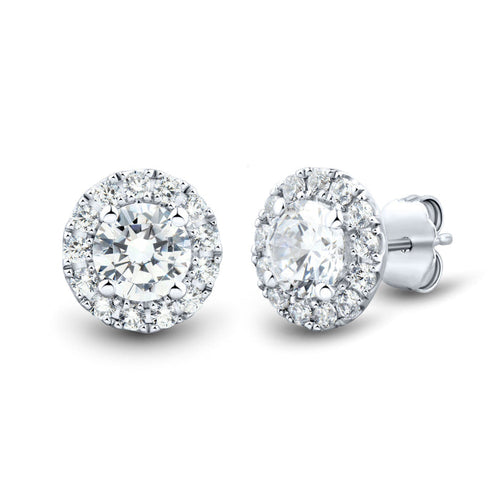 VossAgin Halo Stud Earrings