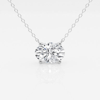 VossAgin Oval Solitaire Pendant