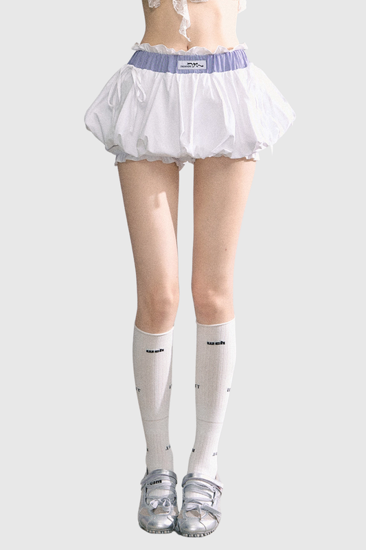 Wahid Ruch Puffy Skirt In White