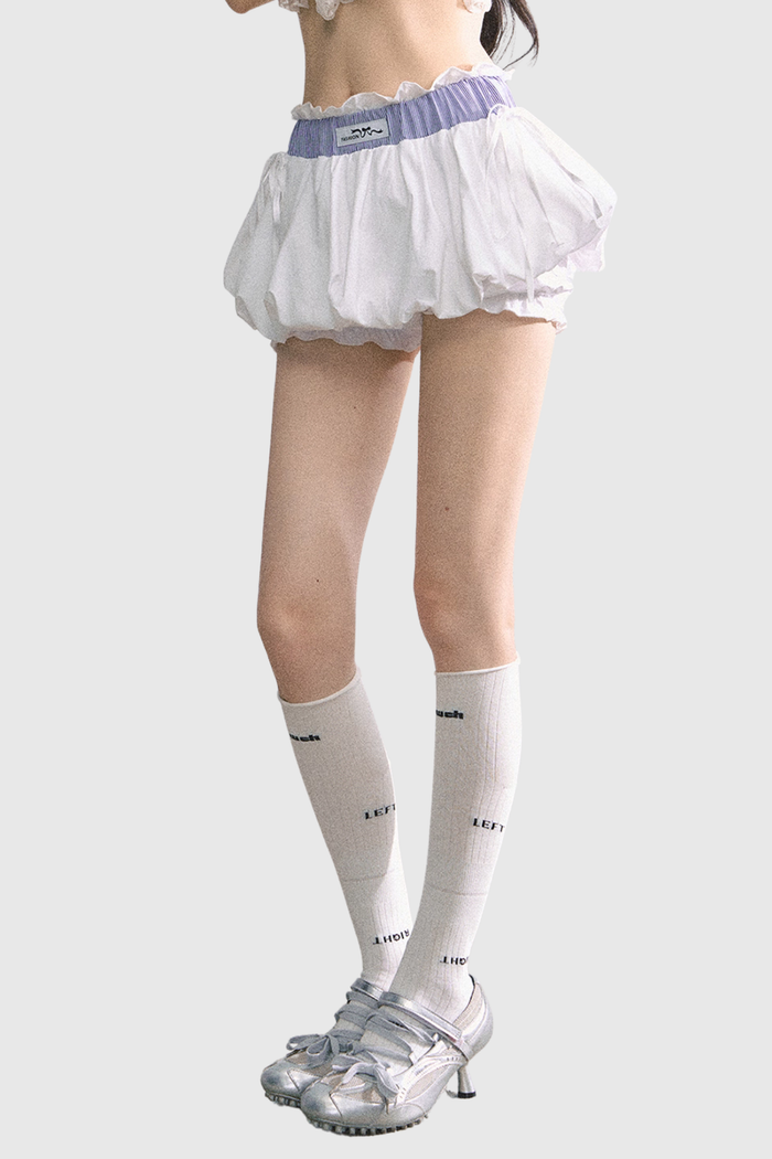Wahid Ruch Puffy Skirt In White