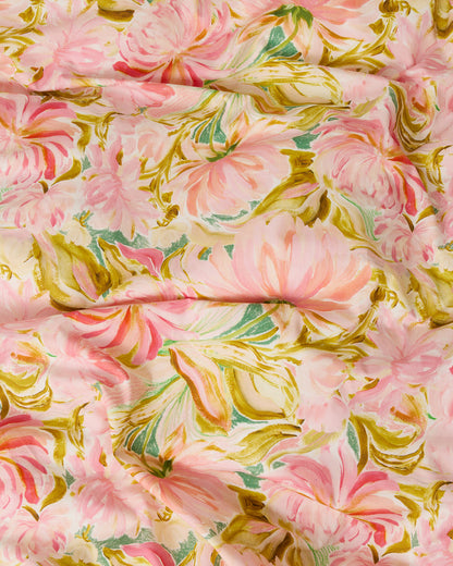 Warm Floral Breeze Organic Cotton European Pillowcases