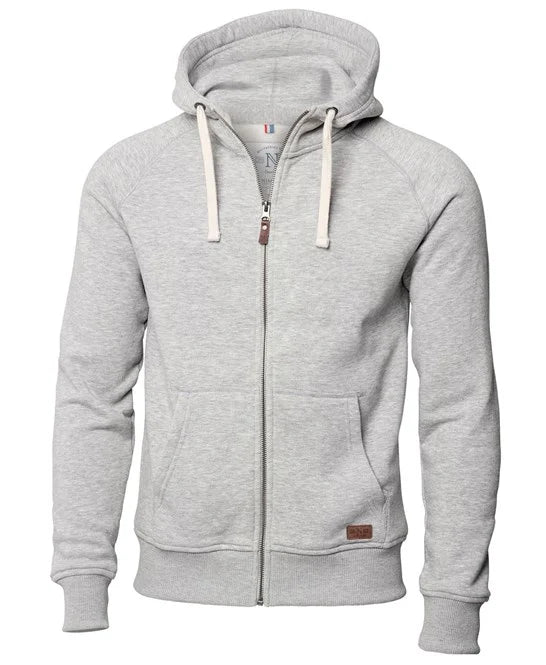 Williamsburg zipped hooded sweatshirt