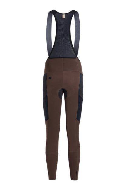 Women's Beyond Gravel Cargo Thermal Bib Tight by Giordana Cycling, , Made in Italy