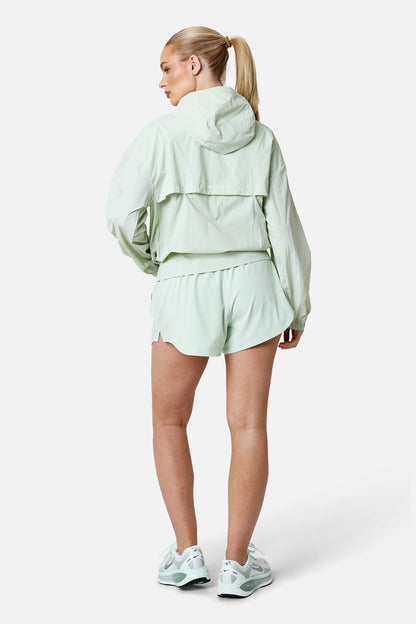 Womens Endura Running Windbreaker - Pistachio Cream