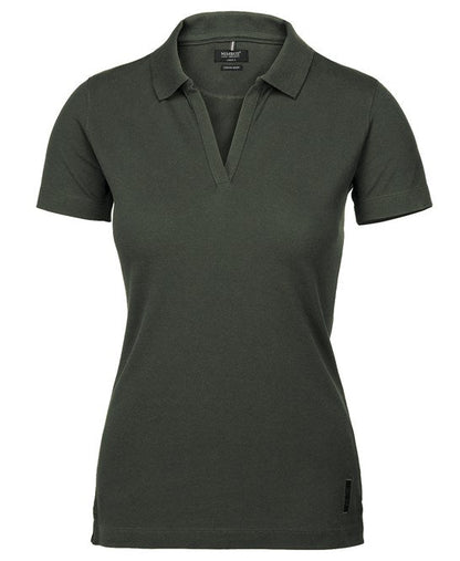 Women’s Harvard v-neck stretch deluxe polo