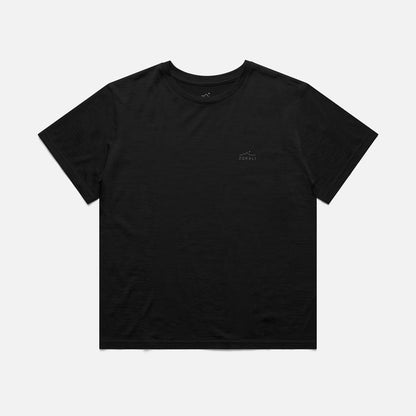 Womens Merino T-Shirt Charcoal