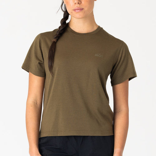 Womens Merino T-Shirt Olive