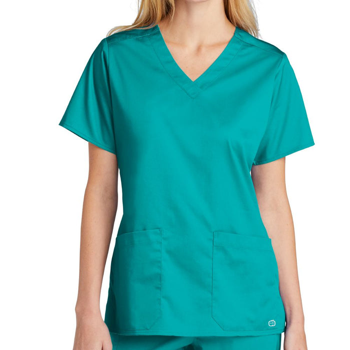 WonderWink Women’s WorkFlex V-Neck Scrub Top