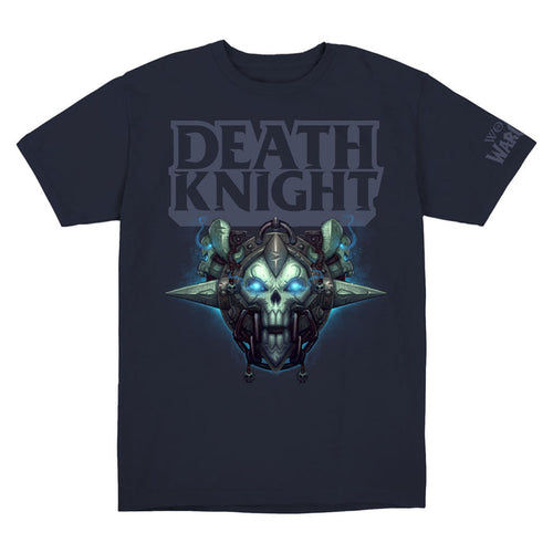 World of Warcraft Death Knight Crest Black T-Shirt - Front View
