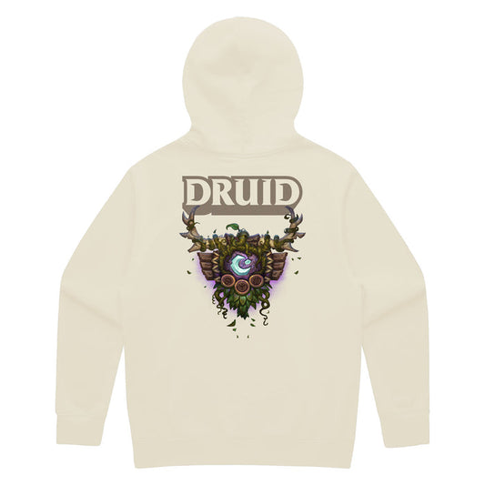 World of Warcraft Druid Crest Cream Pullover Hoodie - Back View