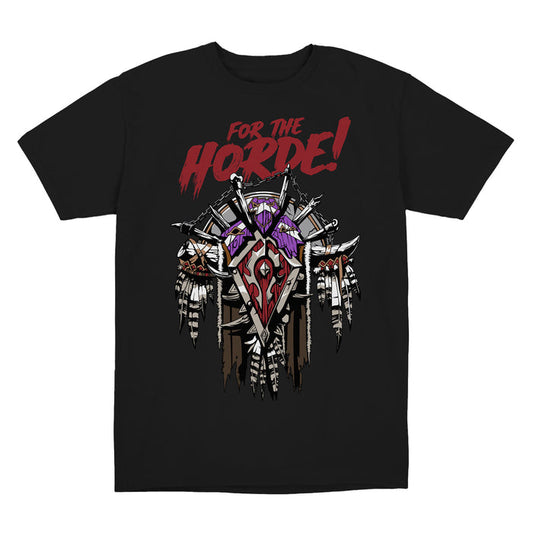 World of Warcraft Horde Crest Black T-Shirt - Front View
