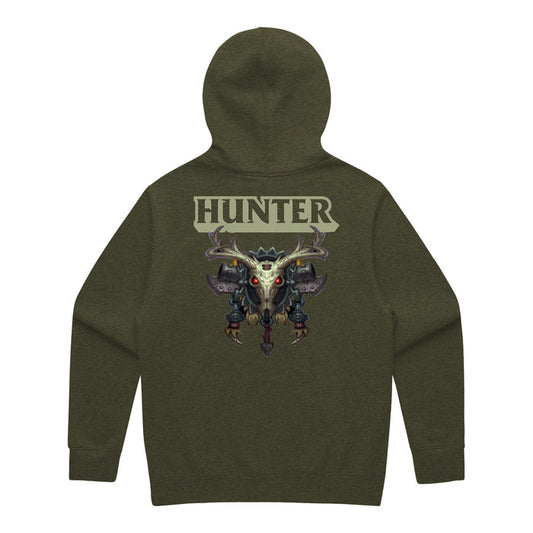 World of Warcraft Hunter Crest Green Pullover Hoodie - Back View