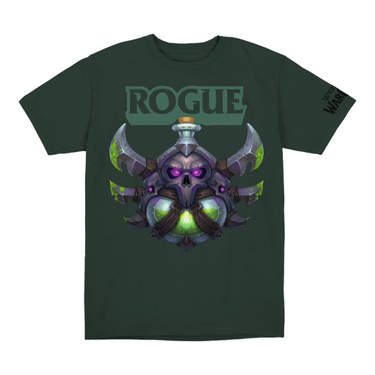 World of Warcraft Rogue Crest Green T-Shirt - Front View