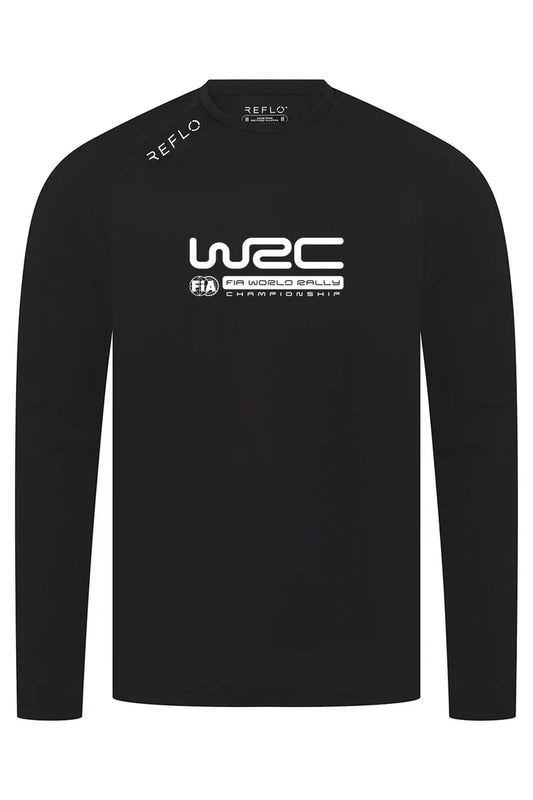 WRC x REFLO Long Sleeve Performance T-Shirt - Black